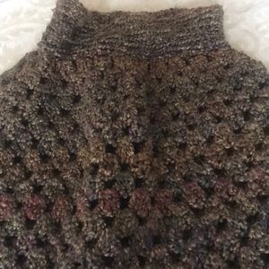 Beautiful hand knit poncho